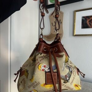 SOLD Dooney & Bourke western Tan and Brown Shoulder Bag